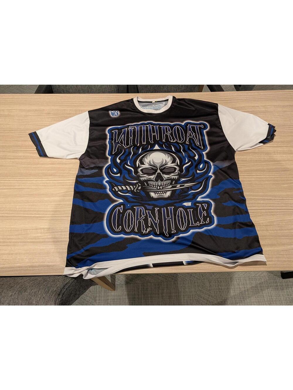 Kut Throat Cornhole Jersey 4XL Dealer 53 Custom Athletic Tournament Shirt